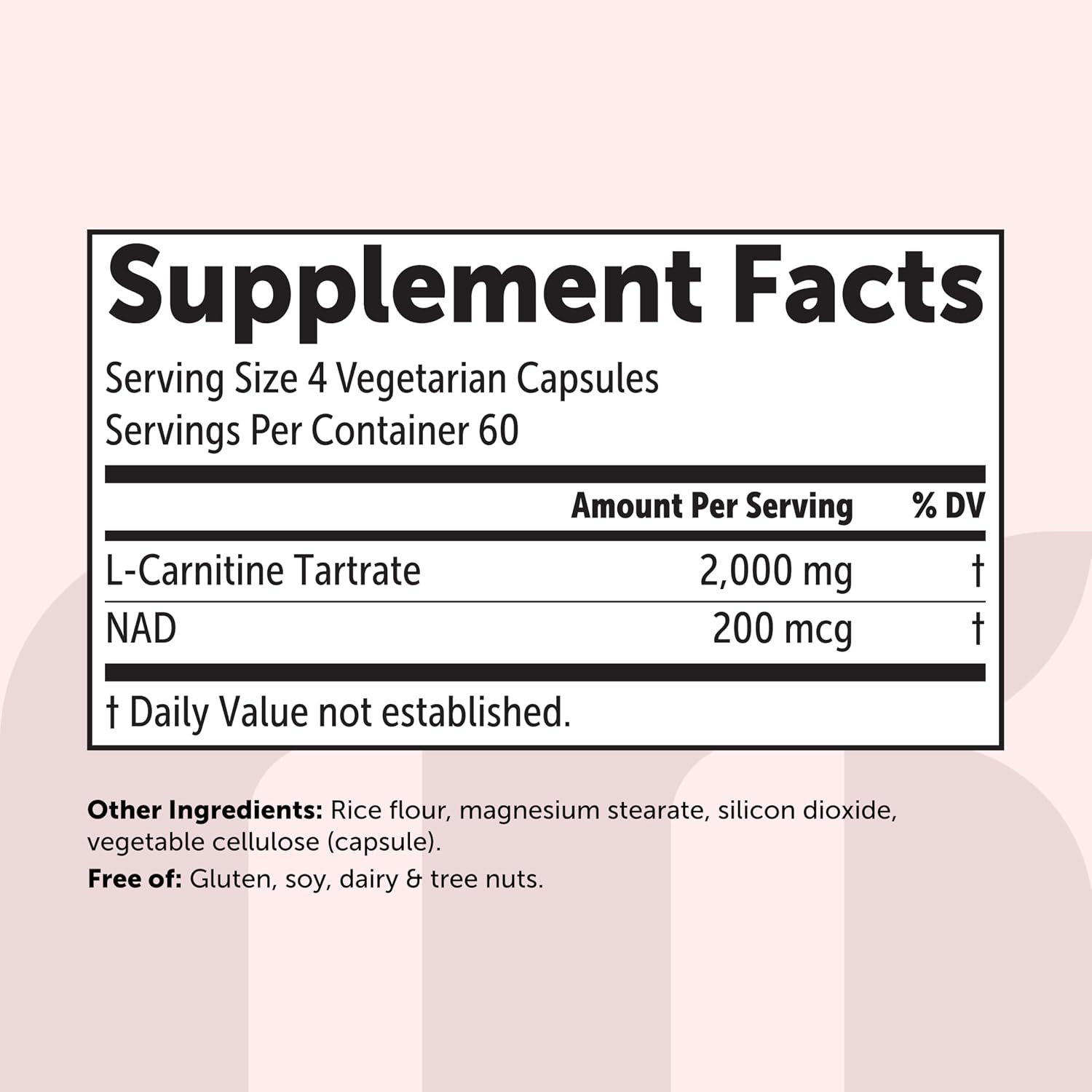 Detalle 2 de Micro Ingredients L-Carnitine Supplement 240 Capsules