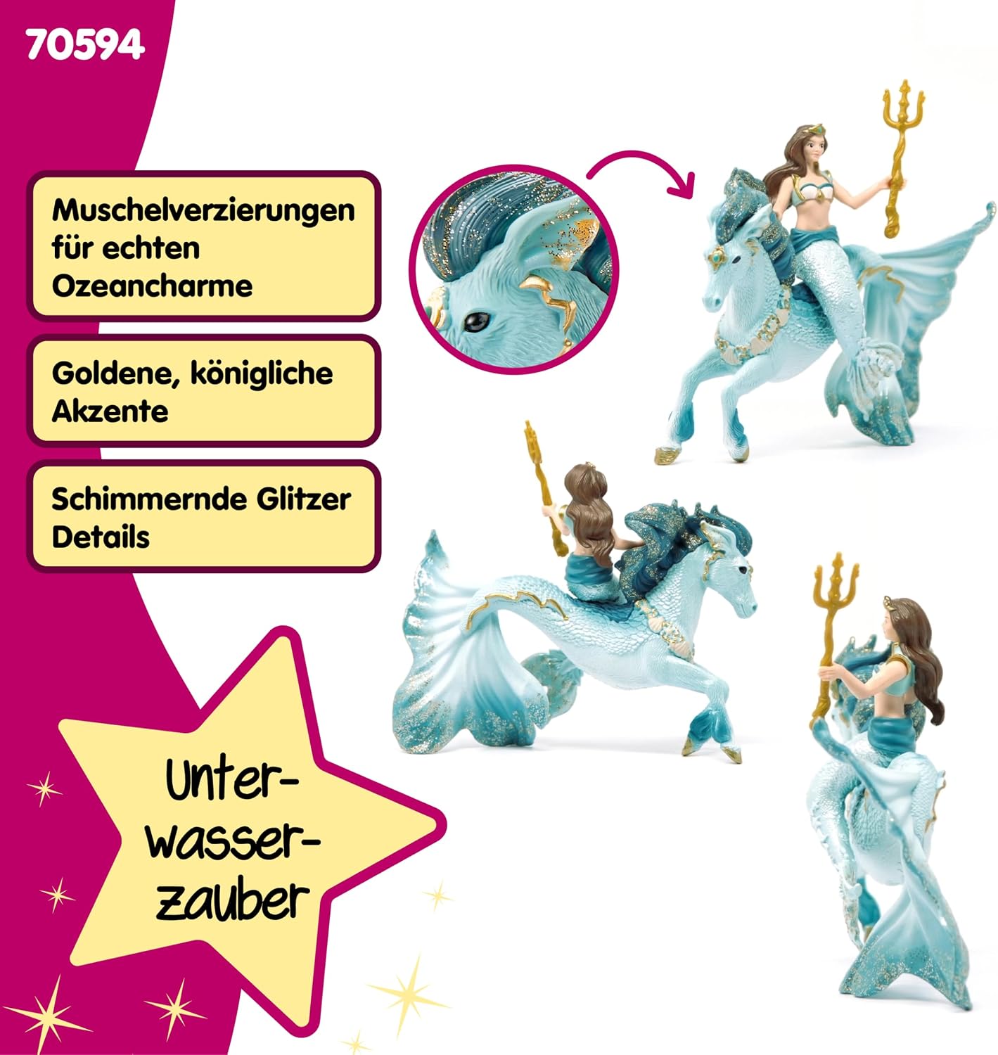 Detalle de SCHLEICH BAYALA Meerjungfrau Eyela ab 5 Jahren