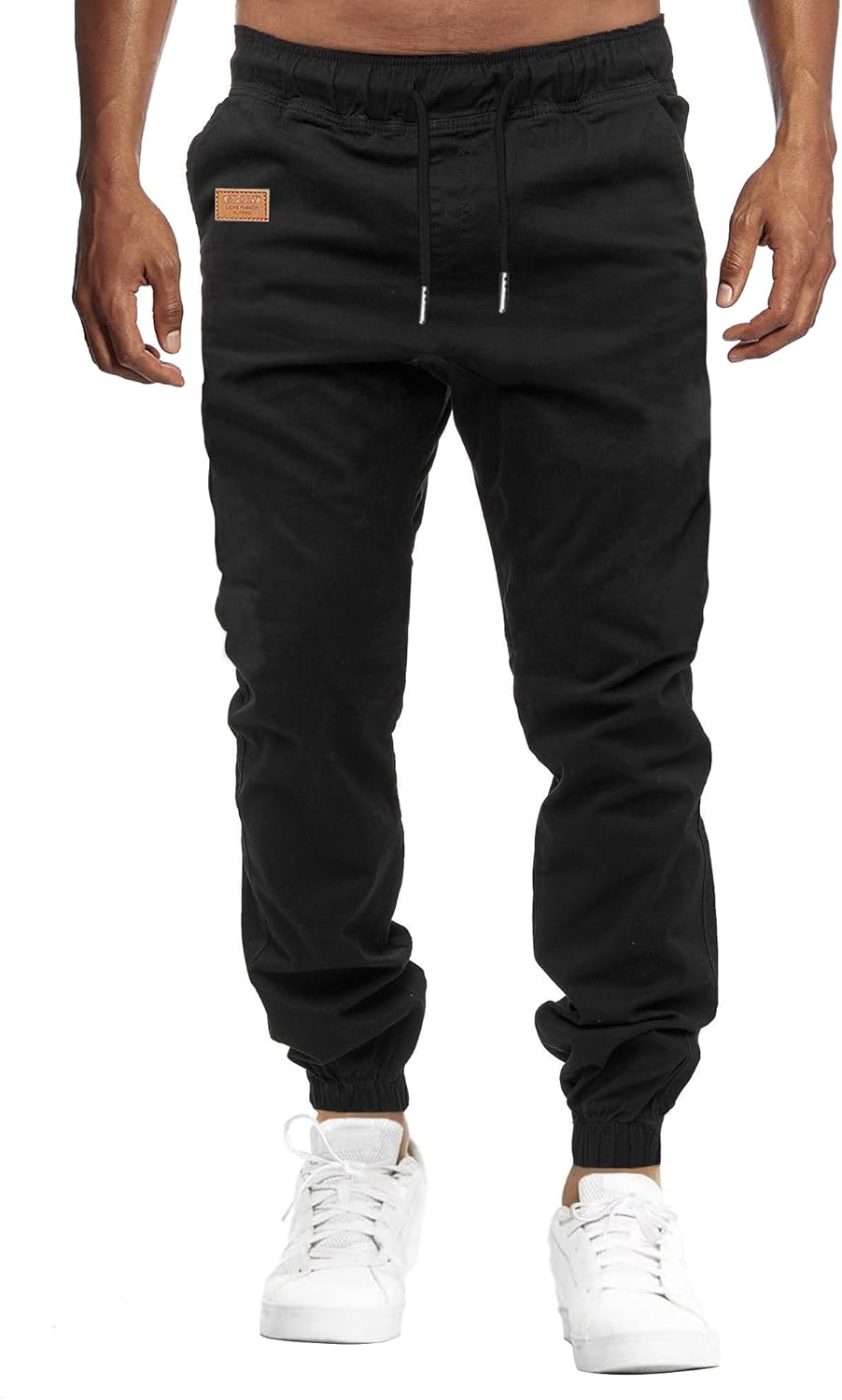 Detalle de VMSUCIJ Mens Cargo Trousers Joggers for Men – UK Work Outdoor Cotton Multi-Pocket Pants