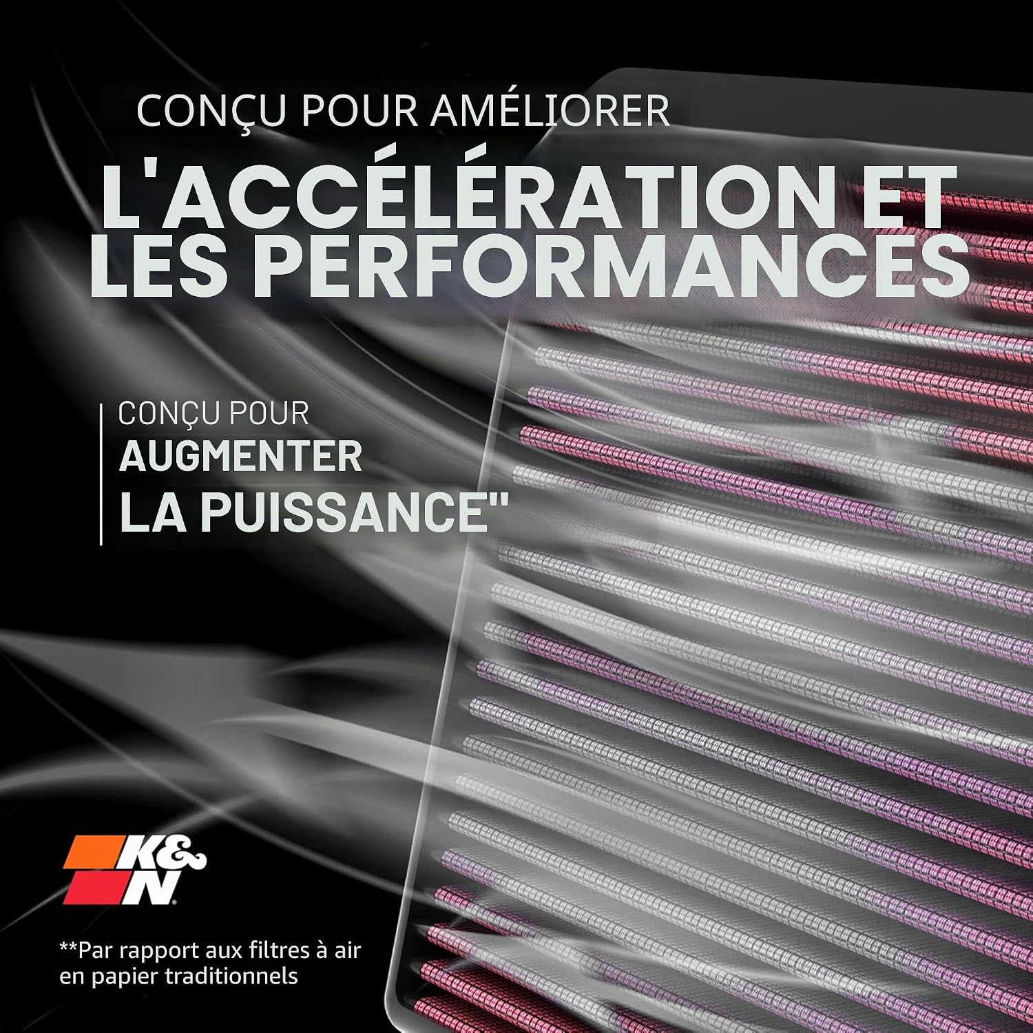 Thumbnail 6 de K&N 33-3005 filtre à air