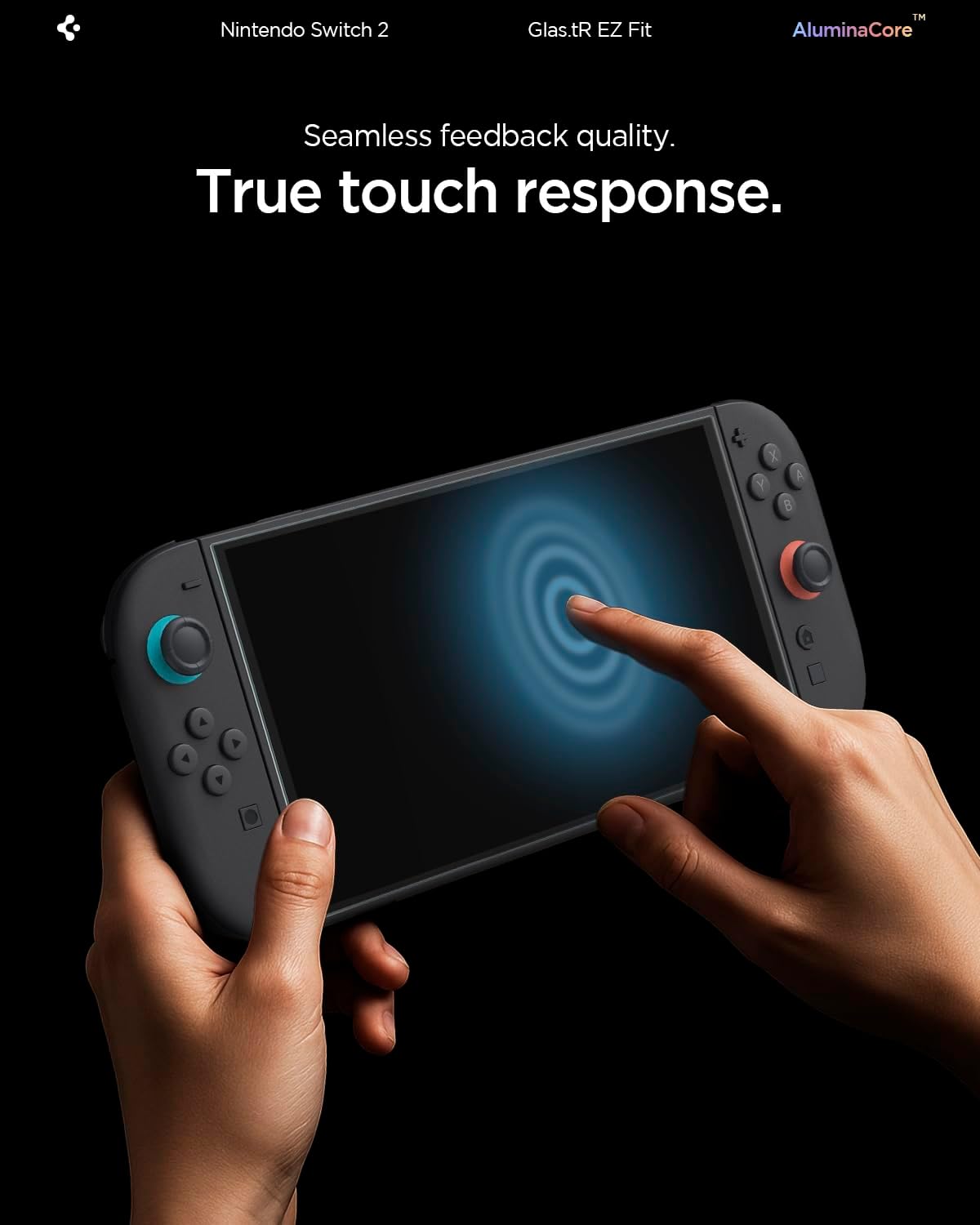 Thumbnail 6 de Spigen Glas.tR EZ Fit Verre trempé 9H pour Nintendo Switch 2 (2 pièces) avec kit d’installation