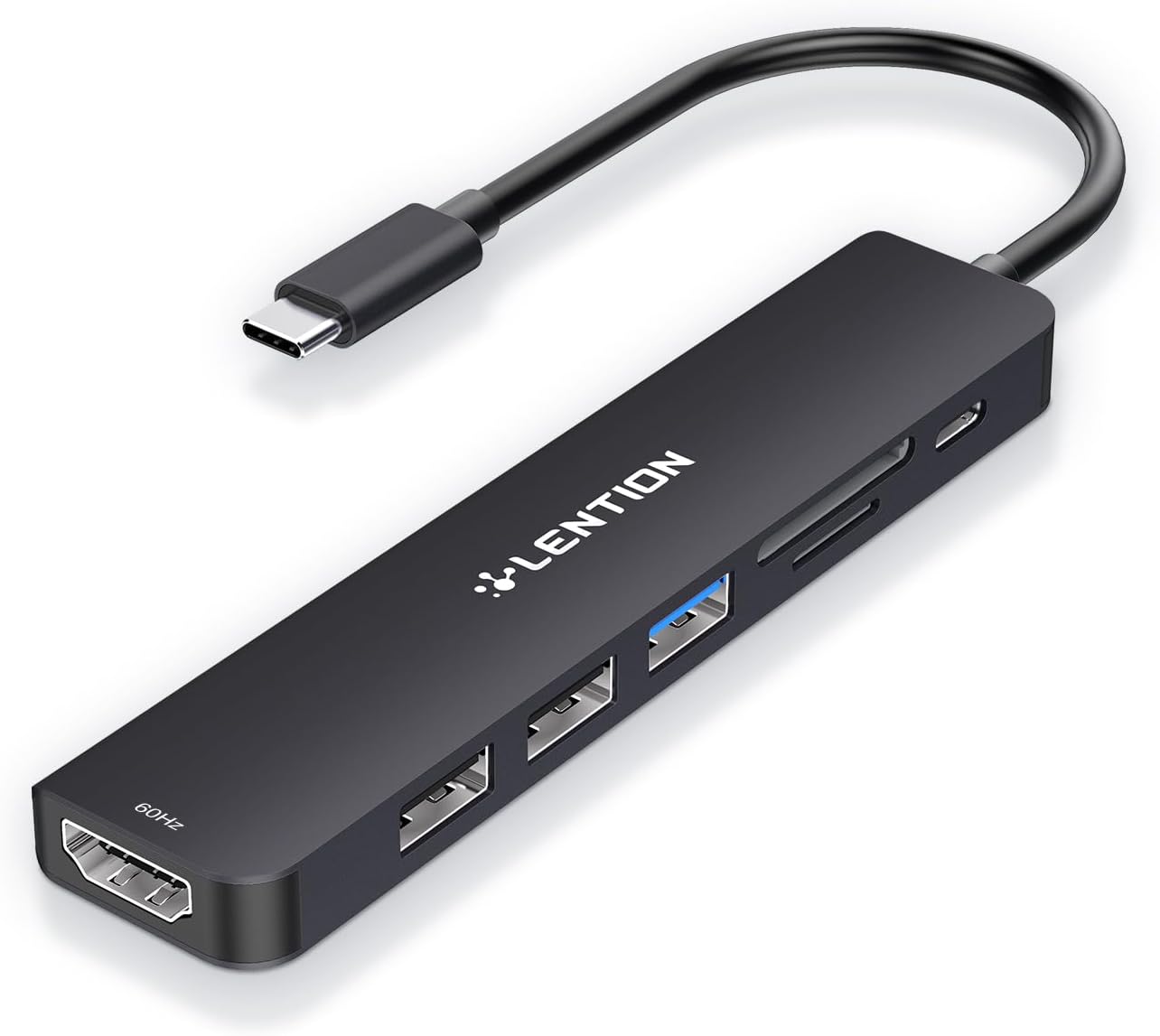 Detalle de LENTION CE18 USB C Hub 100W PD