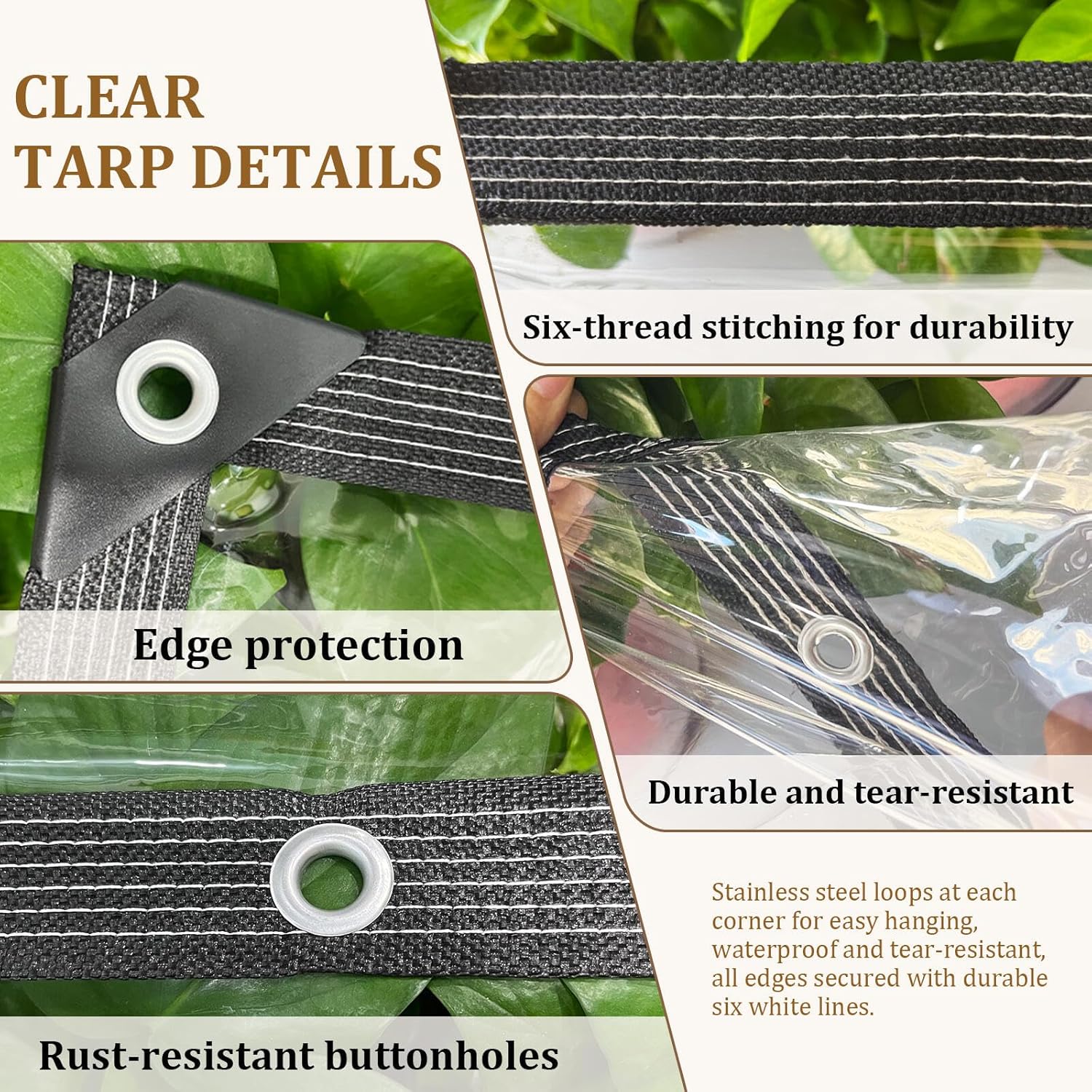 Thumbnail 1 de Clear Tarp 10x20ft 🏕