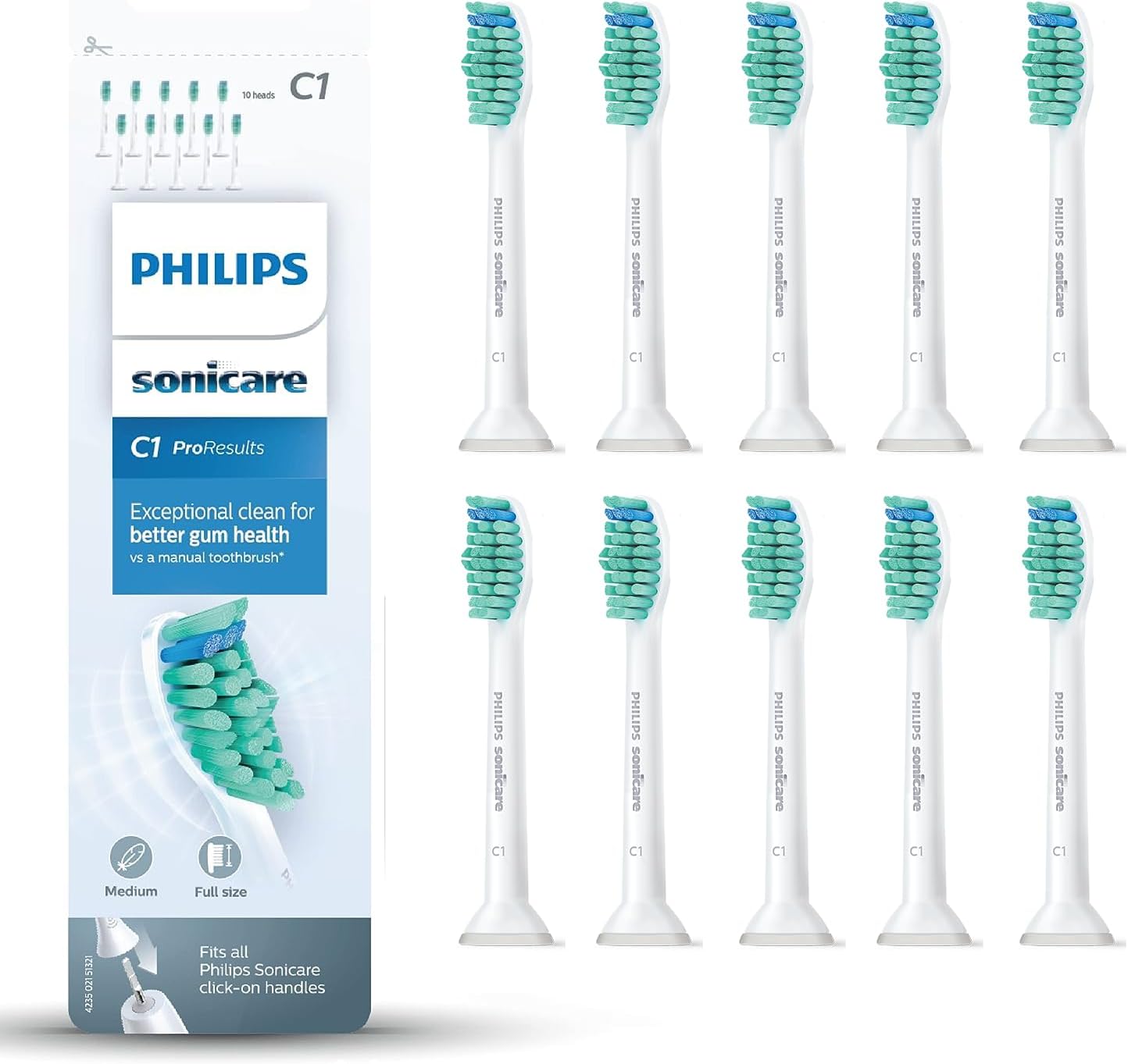 Detalle de Philips HX6010/32 têtes 10 pièces