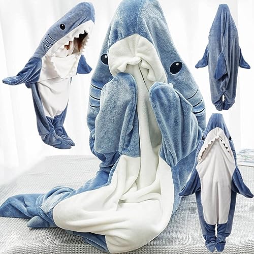 Thumbnail 2 de inkArts Shark Blanket Hoodie Onesie wearable shark sleeping bag