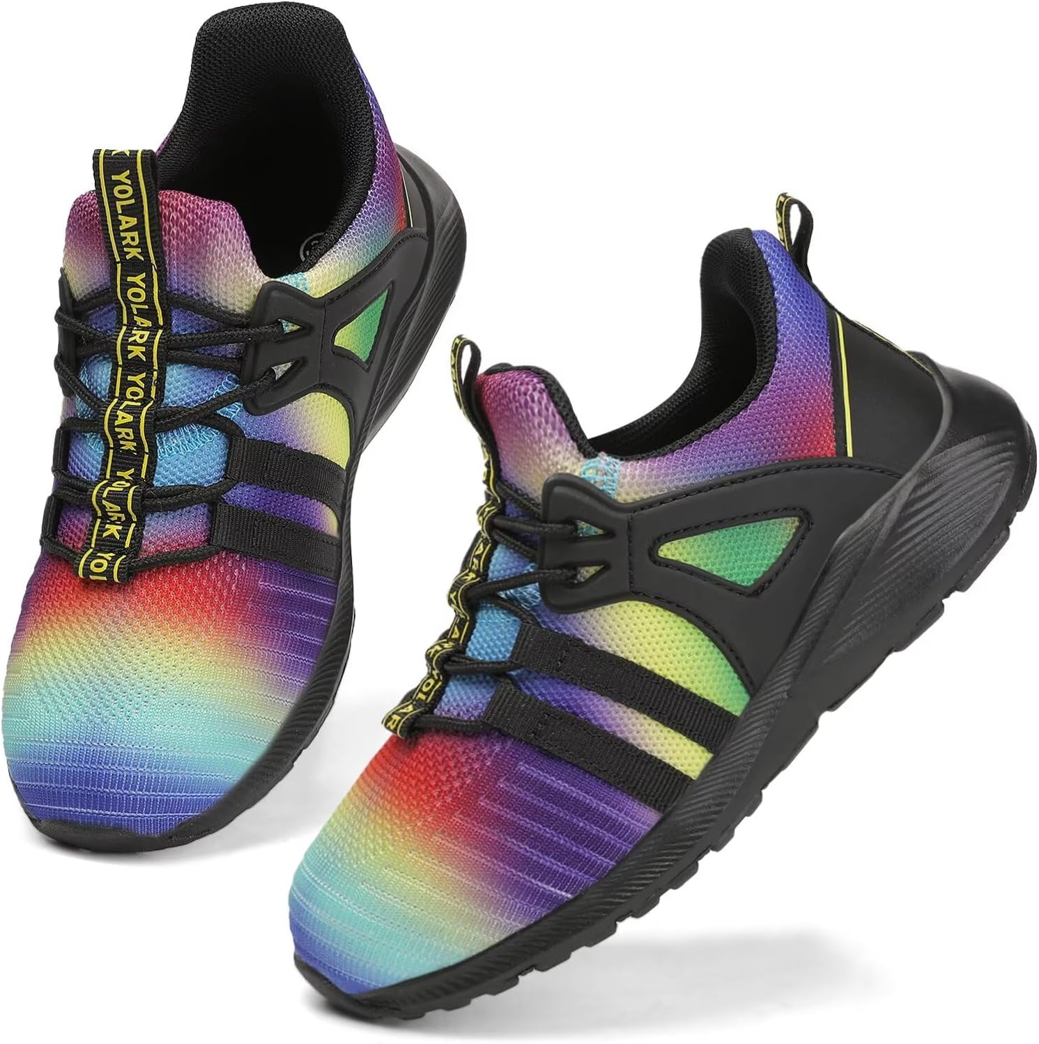 Thumbnail 6 de YOLARK Kids Sneakers: Non-Slip, Lightweight Breathable Knit Slip-On Shoes