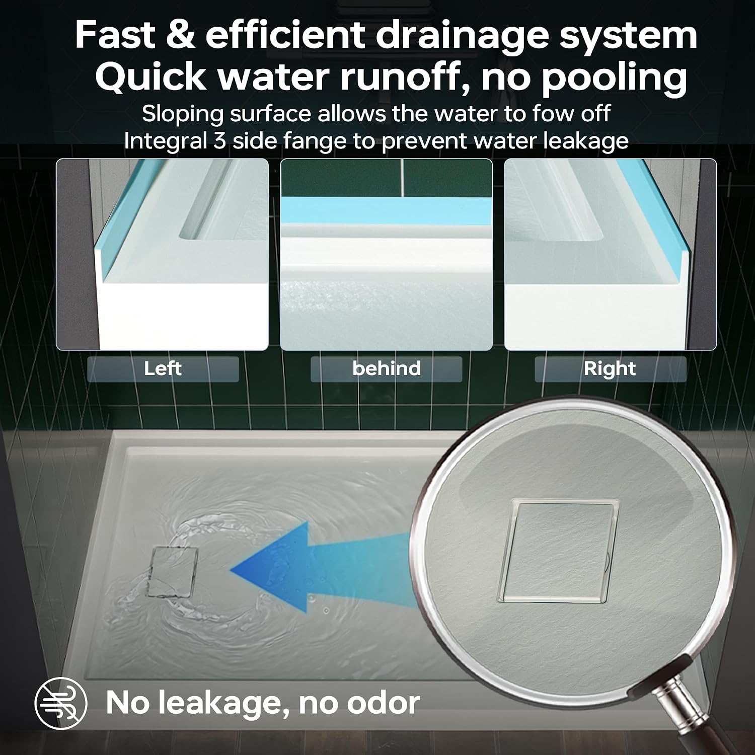 Thumbnail 4 de WOODBRIDGE Shower Base 60" x 30