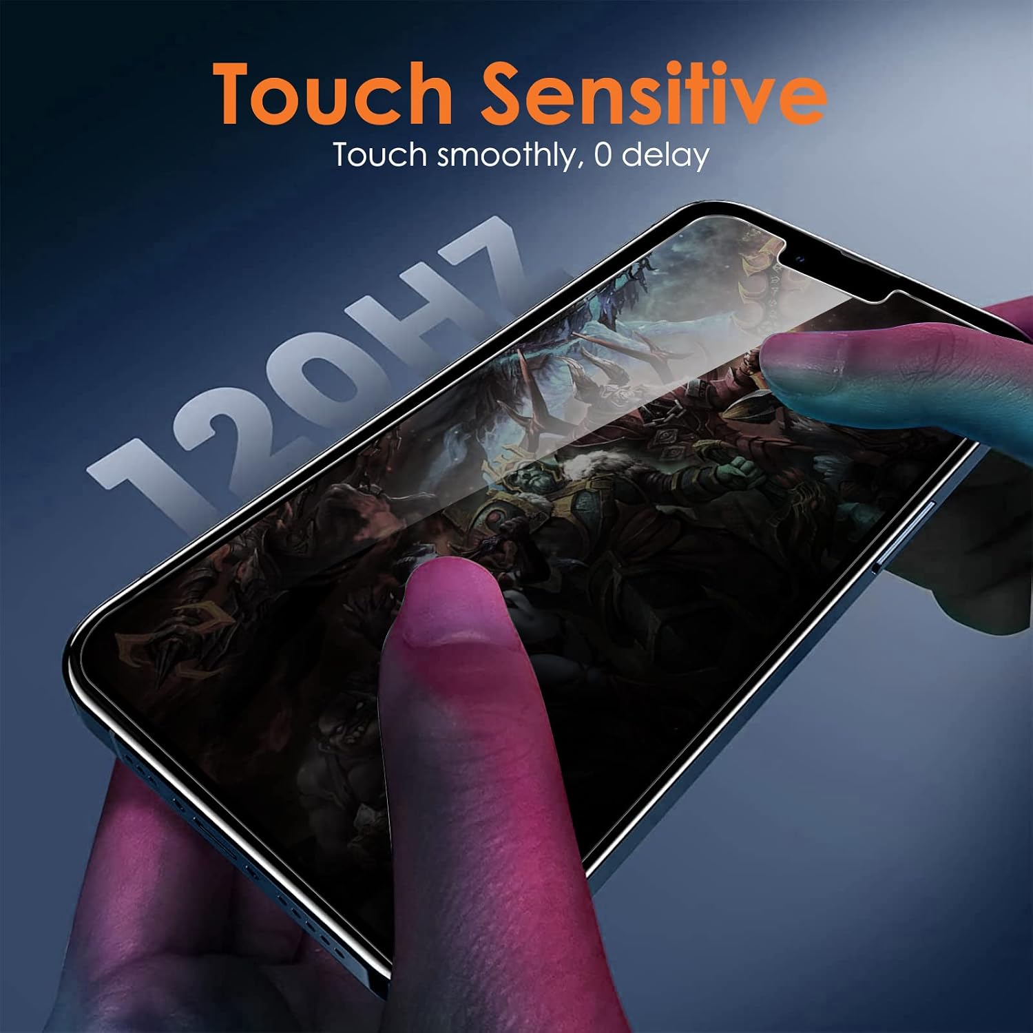 Thumbnail 4 de YMHML Privacy Screen Protector for iPhone 14 Plus