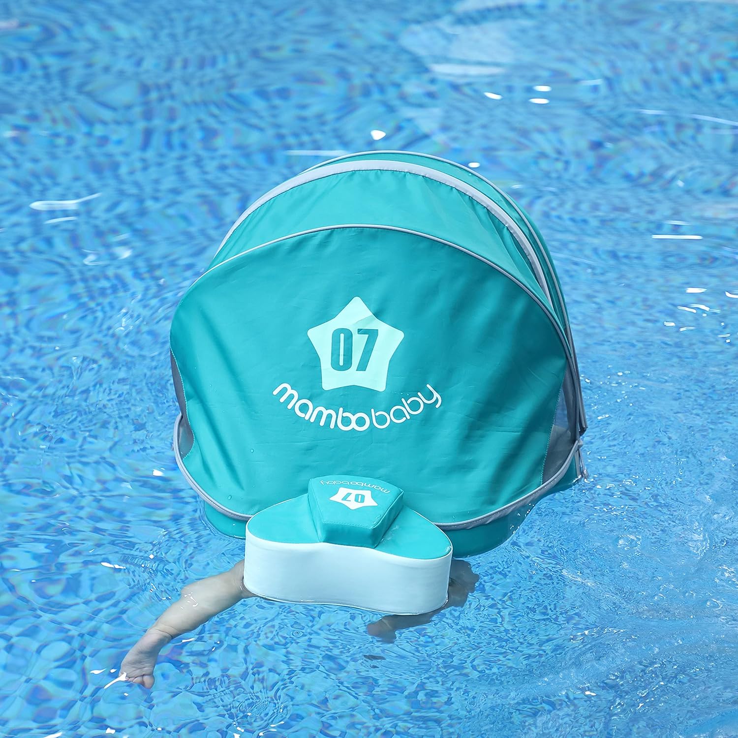 Thumbnail 6 de Mambobaby Float Add Tail Baby Swim Float with Canopy (Global Limited Edition - Green)