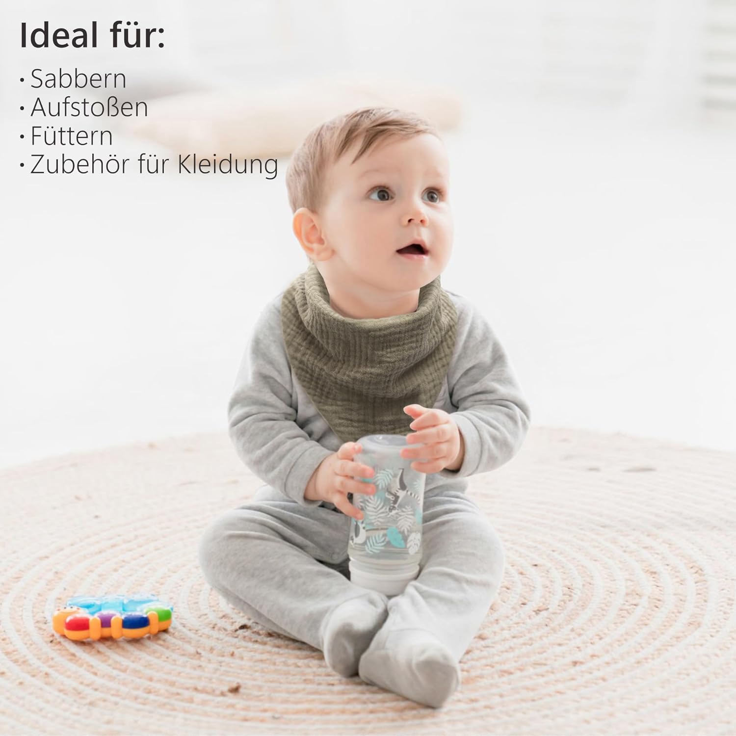 Thumbnail 5 de Bearmoss Lätzchen Musselin Halstuch 8 Stück 👶