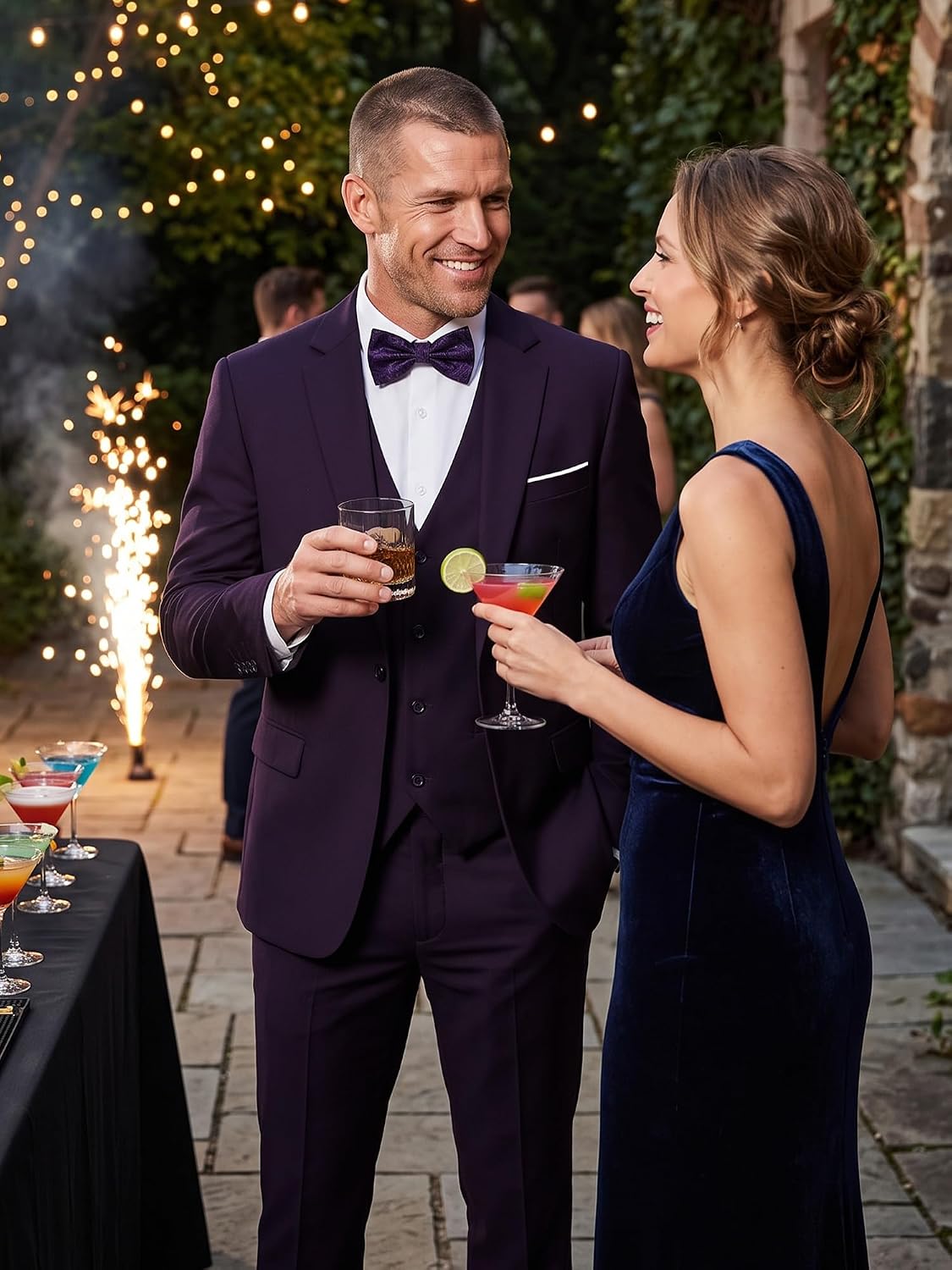 Detalle 2 de MAGE MALE Men's 3-Piece Suit