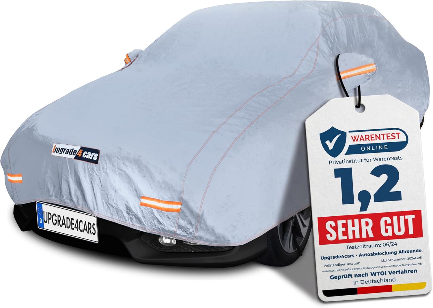 Detalle de Upgrade4cars Autoabdeckung Outdoor Vollgarage – SUV Größe M (432 × 185 × 145 cm)