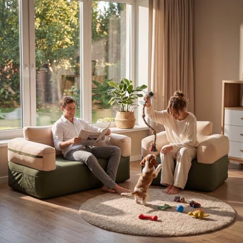 Thumbnail 8 de Ytaoeo Aufblasbares Camping Sofa mit Elektropumpe (Doppel, 172x85x82 cm) – komfortabel draußen entspannen