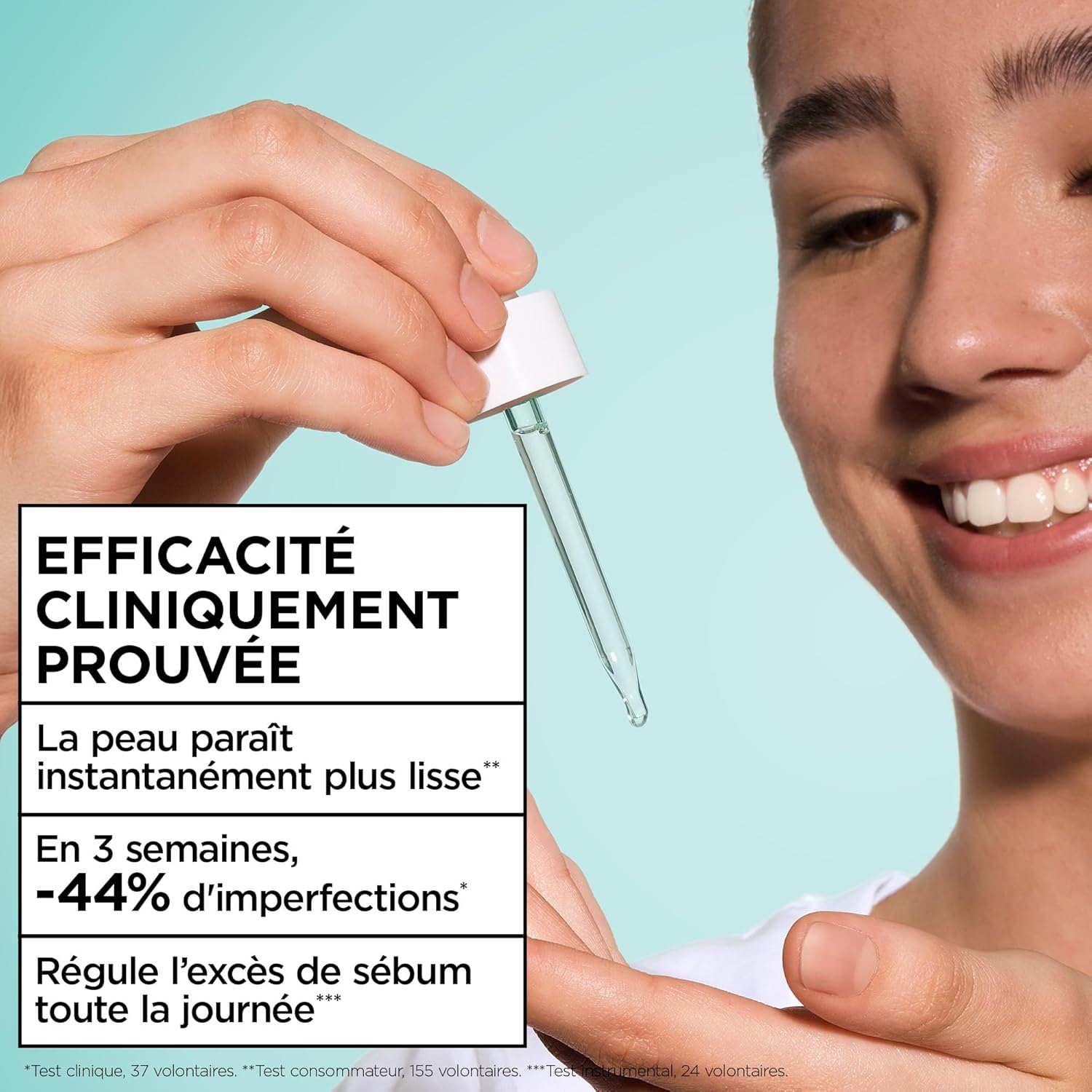 Thumbnail 6 de Routine SkinActive Garnier Salicylique Anti-Imperfections : Crème Sorbet Fresh & Matte 85 ml + Sérum Acide Salicylique & Niacinamide 30 ml