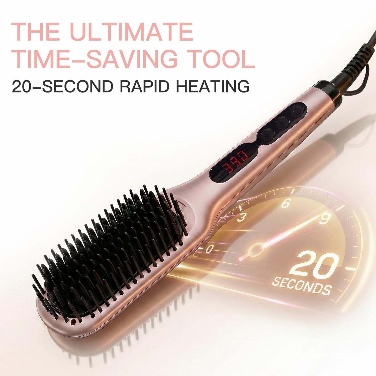 Detalle 2 de MEGAWISE Straightener Brush hair straightener 💇♀