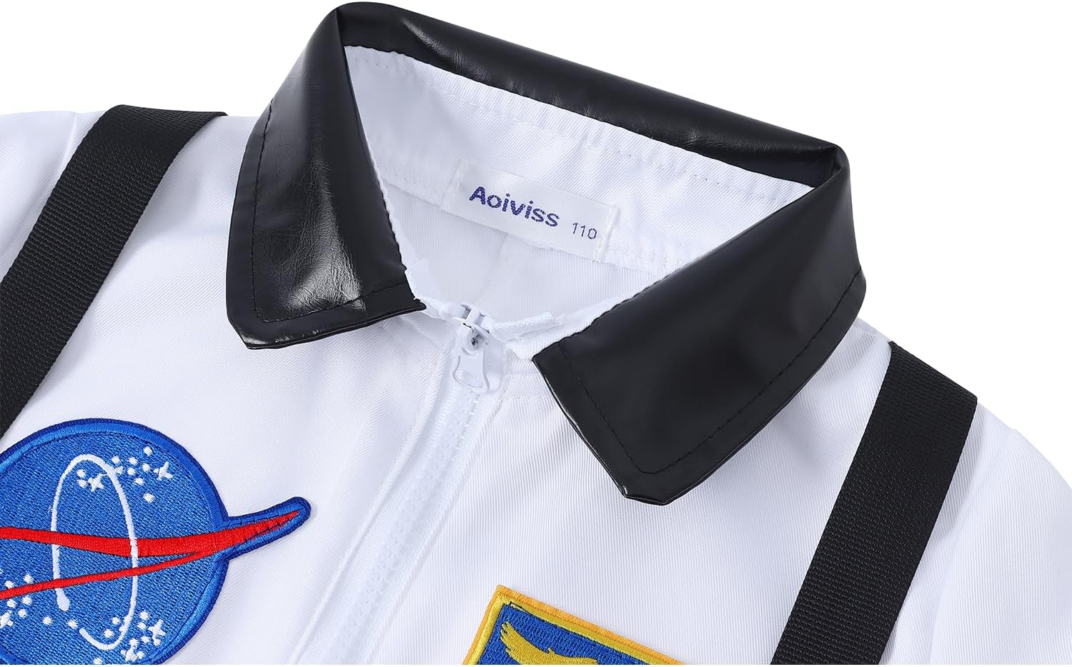 Thumbnail 6 de Aoiviss Kids Astronaut Costume, Full-Length Jumpsuit with Embroidered Patches
