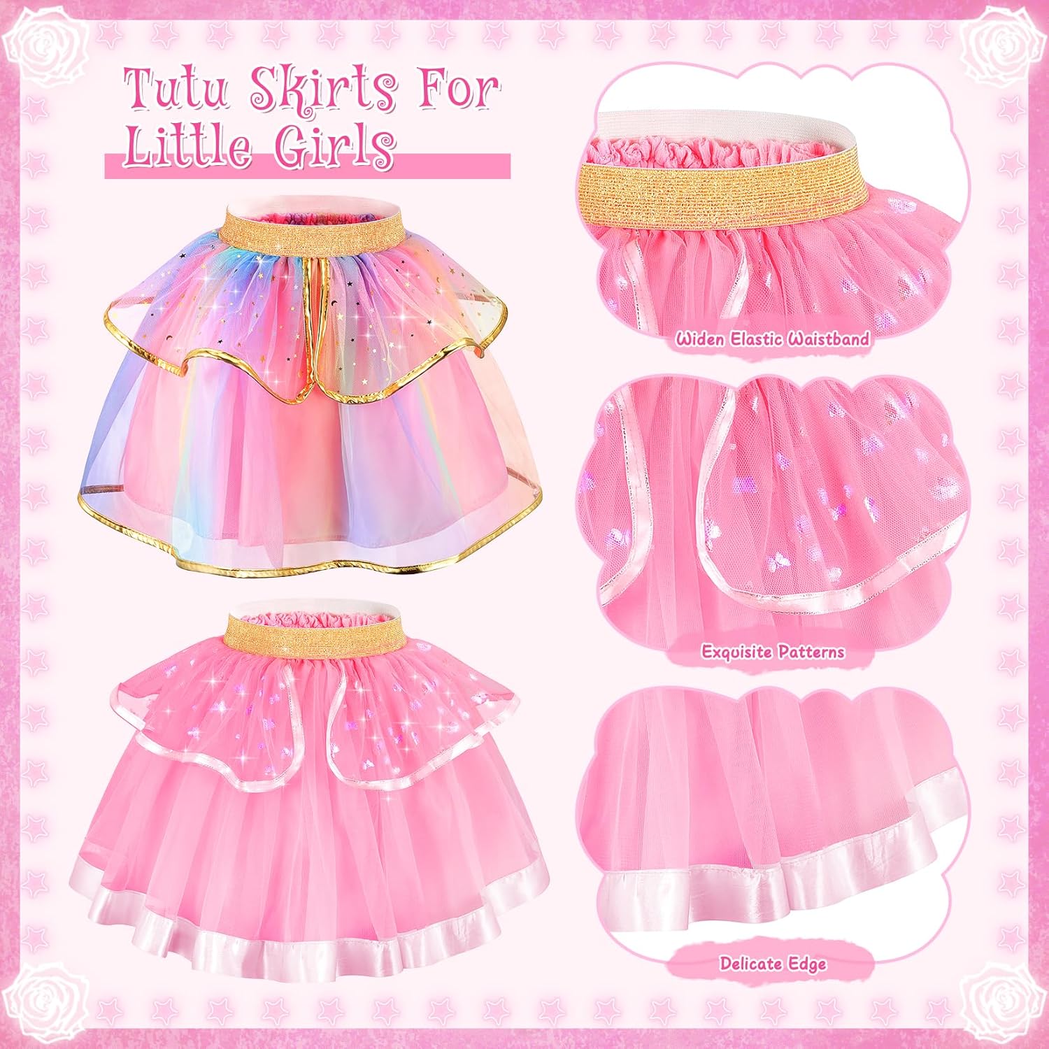 Thumbnail 4 de Chillife Princess Dress Up Fairy & Unicorn Costume for Girls (4-6): Complete Dress-Up Set