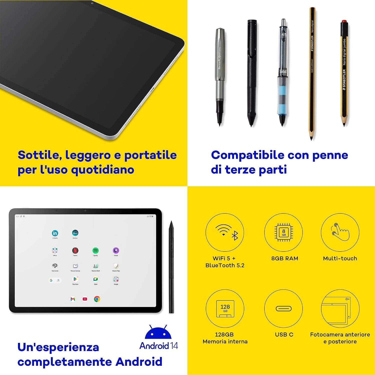 Thumbnail 5 de Wacom MovinkPad 11 tavoletta grafica 11″