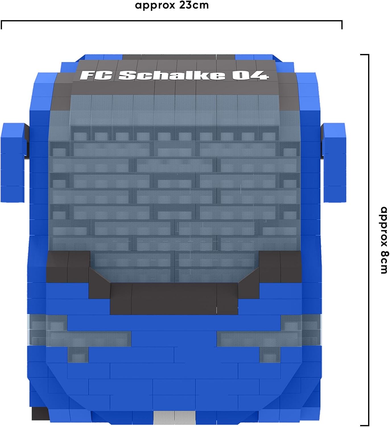 Detalle 2 de FOCO BRXLZ FC Schalke 04 – licencjonowany autobus do składania, 1207 elementów