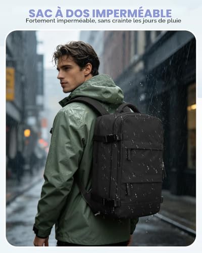 Thumbnail 12 de SZLX Sac à Dos Sous Vide Voyage 40x30x20 avec pompe — Bagage cabine pratique pour avion et ordinateur