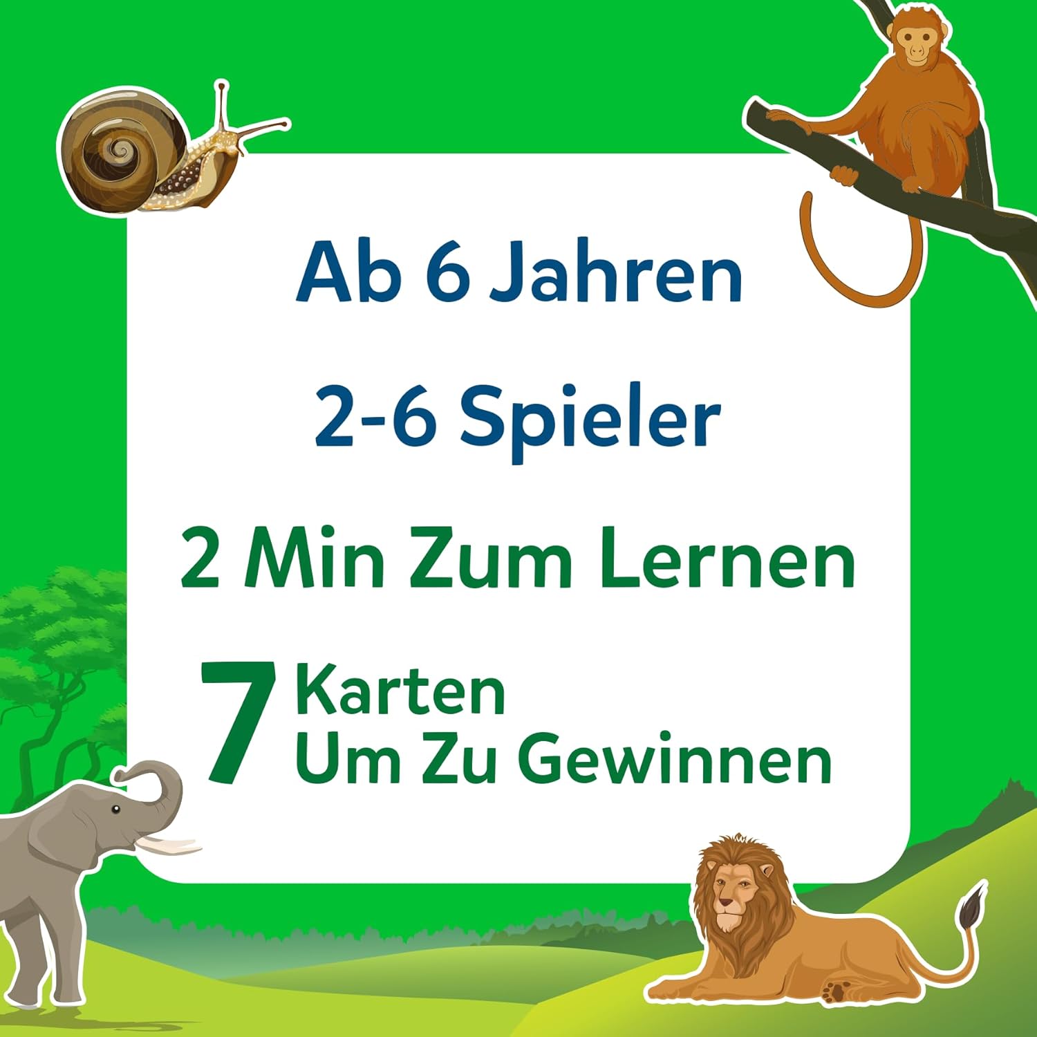 Detalle 2 de Skillmatics Kartenspiel – 10 Mal darfst du raten: Tierreich, ideal für Kinder ab 6 Jahren