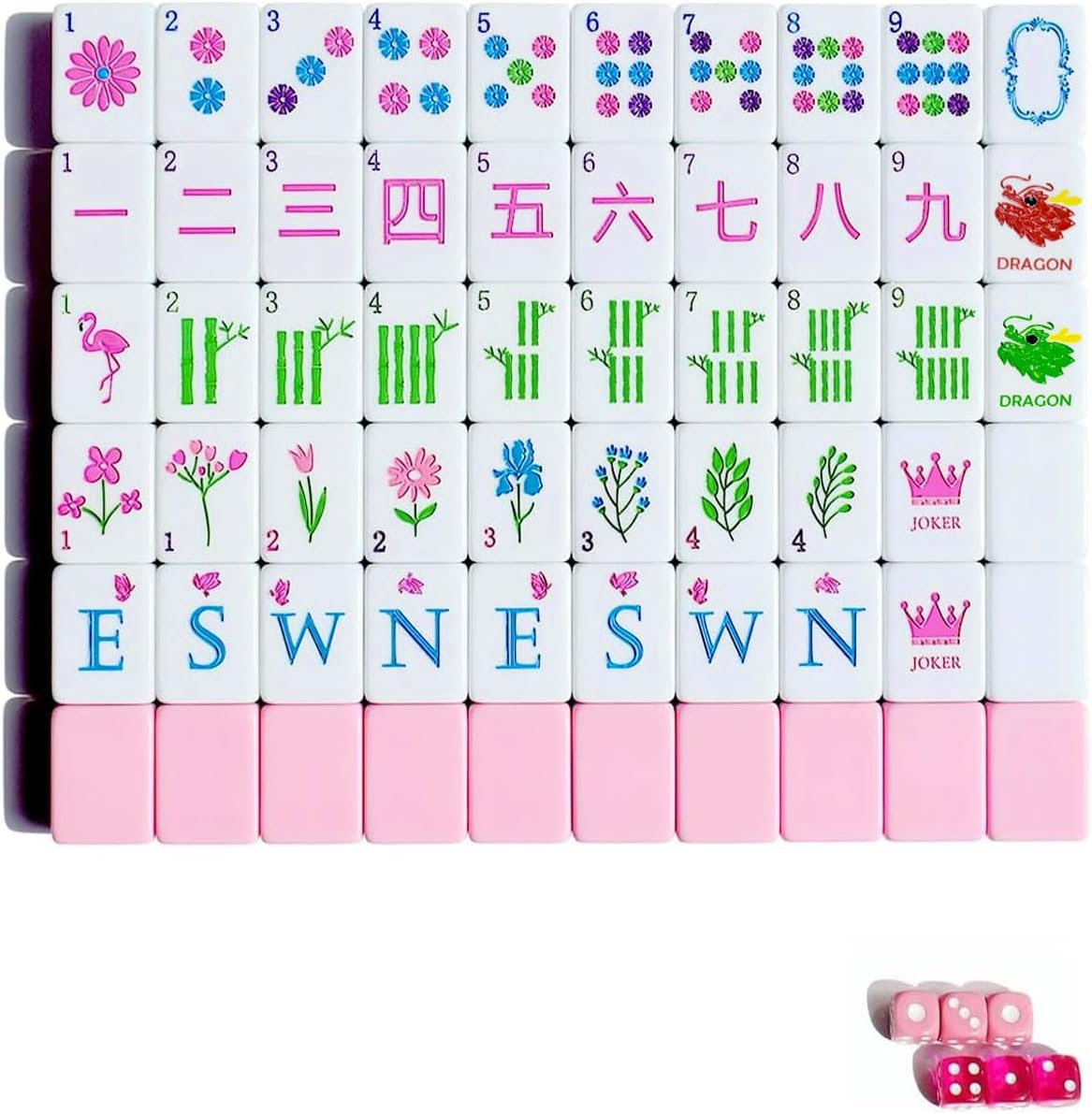 Thumbnail 6 de HYZYey American Mahjong Tile Set, 160 Tiles
