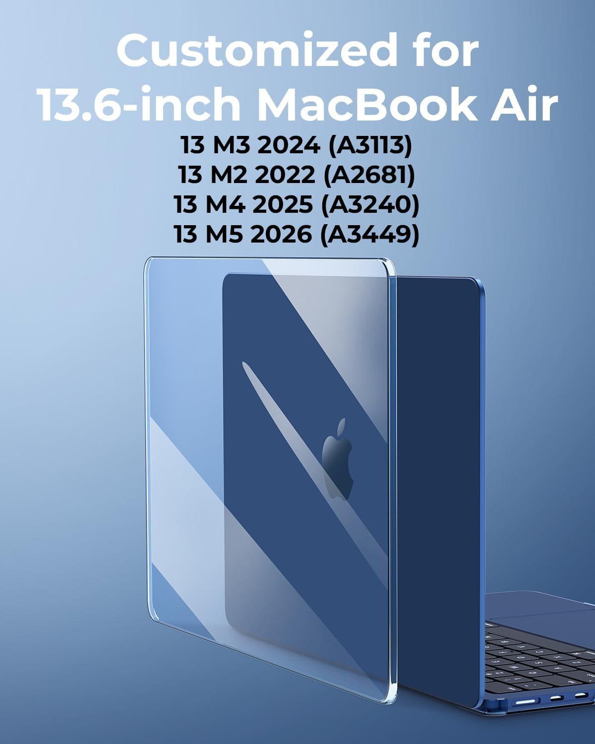 Detalle 2 de BlueSwan MacBook Air 13 Hülle mit Snap Case