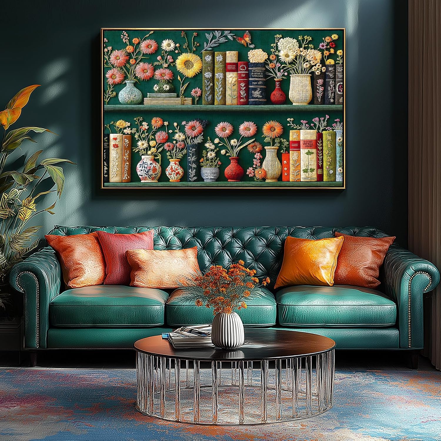 Detalle de PuzzOne JIUJIU-00469 Wildflower Pages 1,000-Piece Jigsaw Puzzle