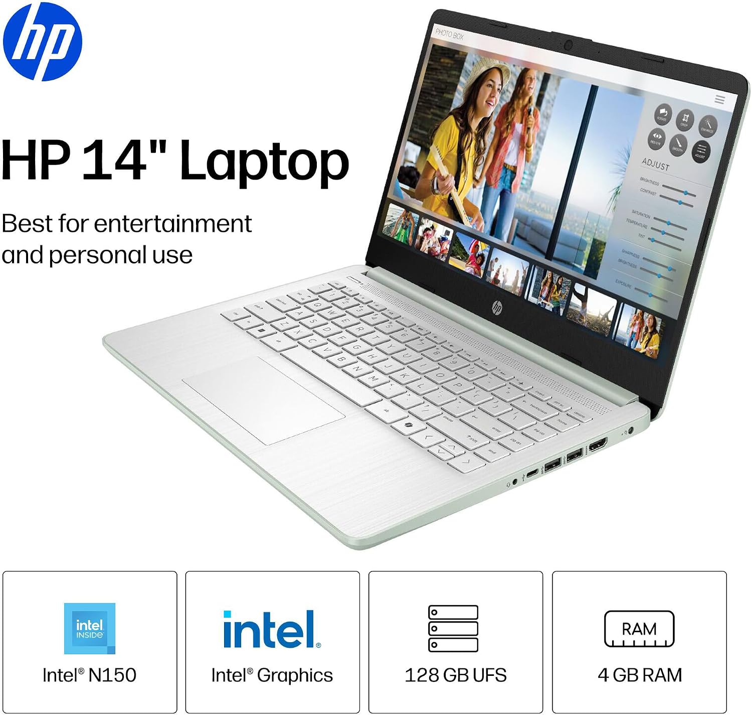Detalle 2 de HP Laptop 128GB Storage