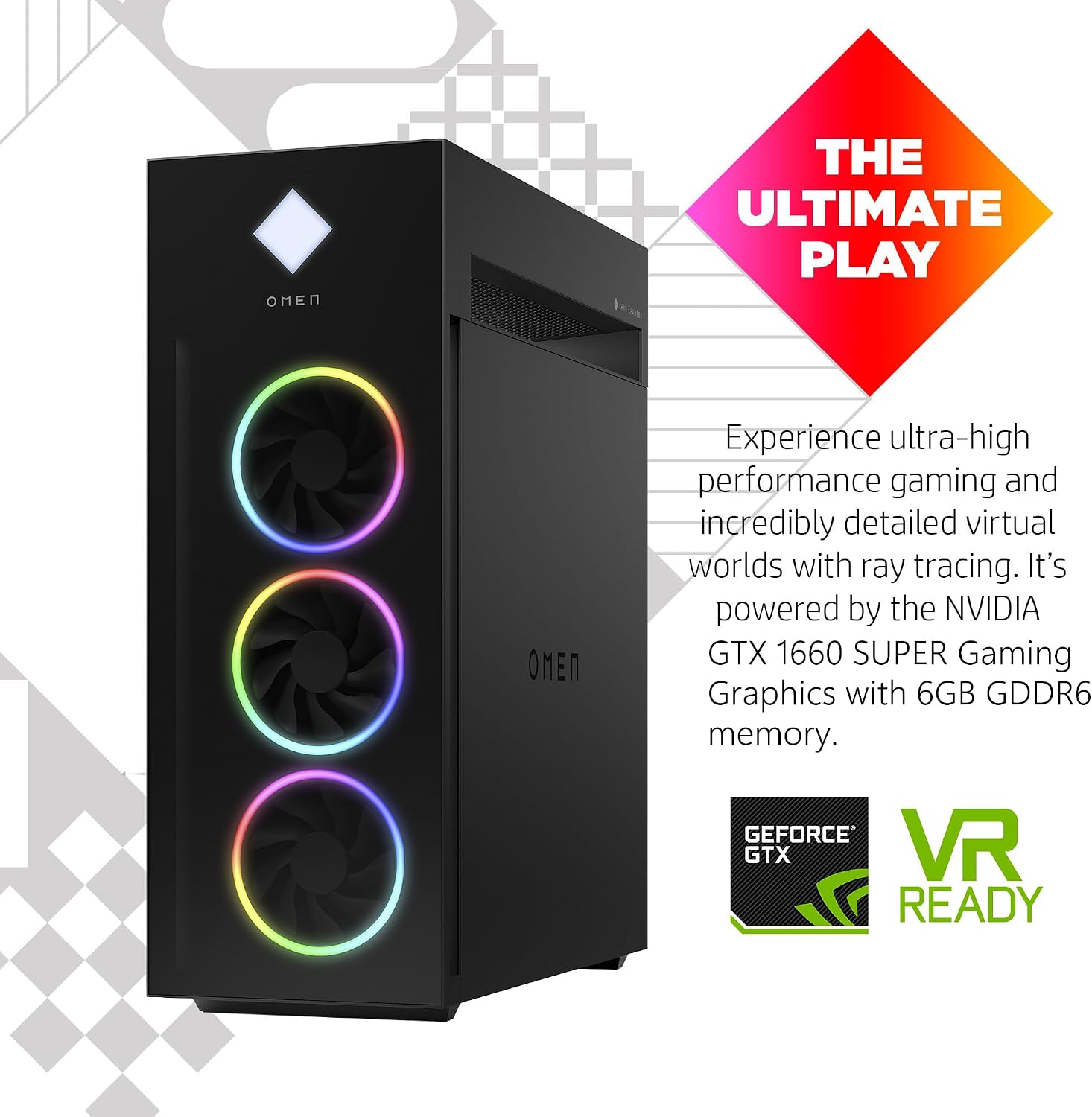 Detalle de HP Gaming Desktop 32GB RAM