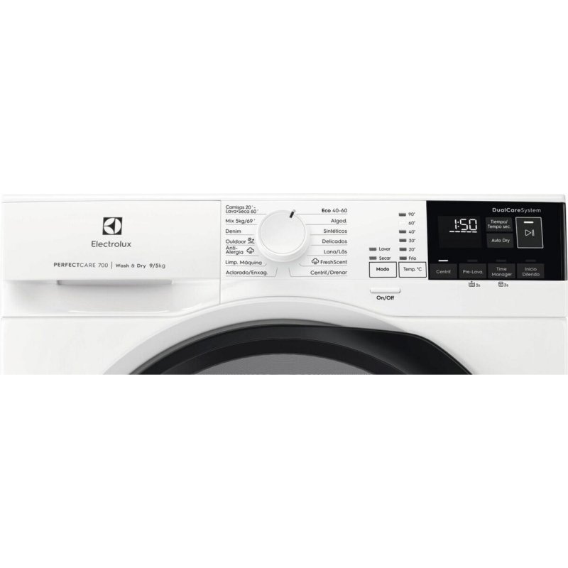 Detalle de Electrolux EW7W4943EB lavasecadora 9 kg, clase A, 1400 rpm y DualCare