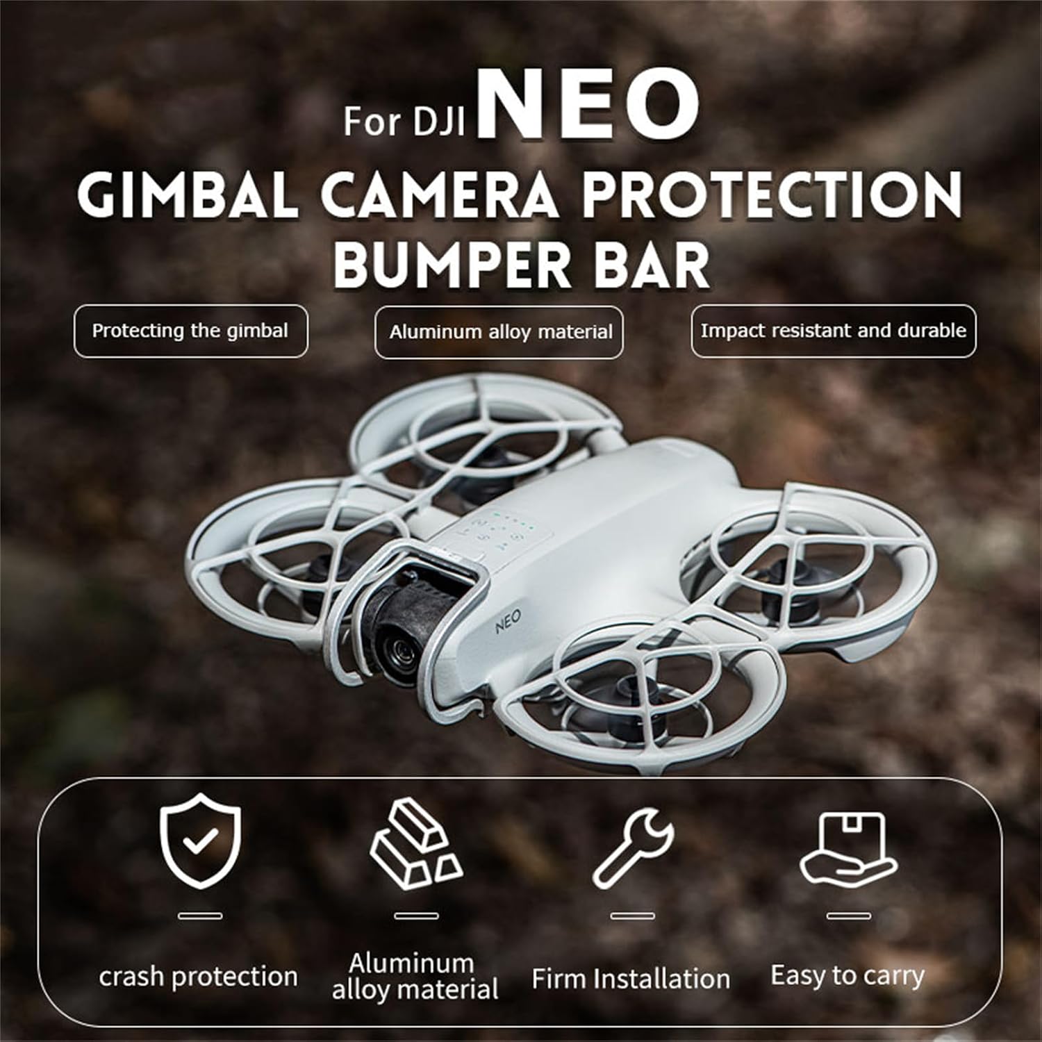 Detalle de XBERSTAR Kardan-Stoßstange für DJI Neo