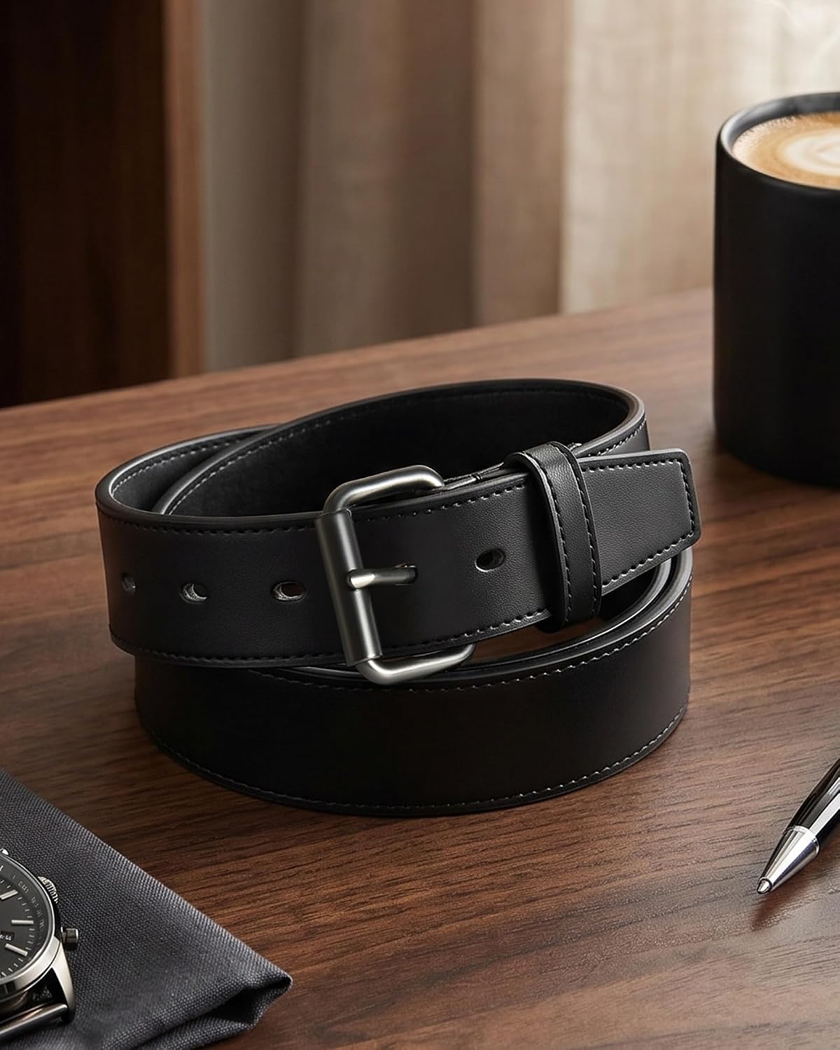 Detalle 2 de CHAOREN Men's Leather Belt