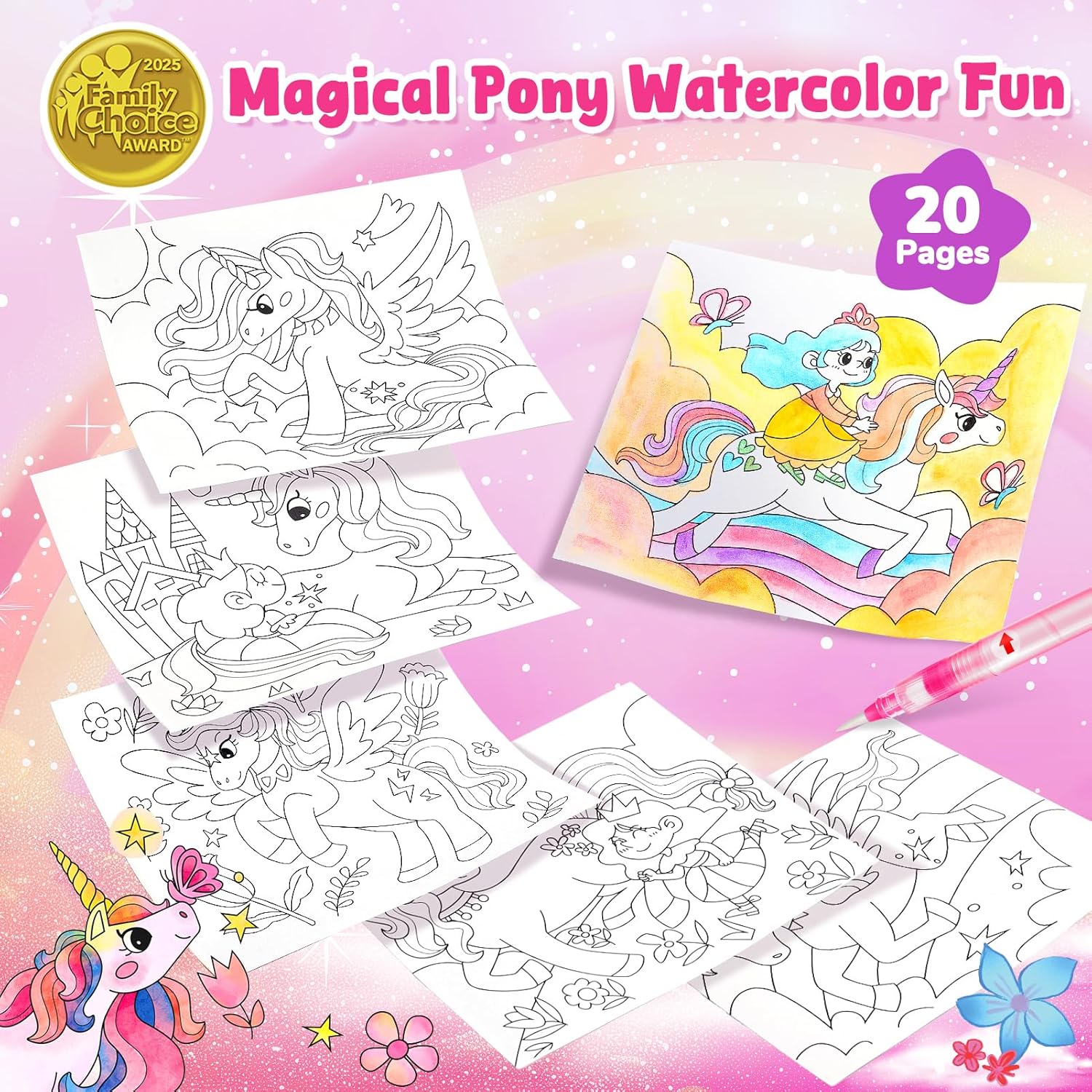 Detalle 2 de JoyCat Watercolor Books for Toddlers