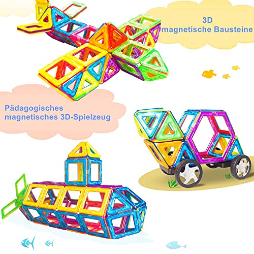 Thumbnail 6 de CONDIS 120 Piezas Bloques Magnéticos para Niños 🧲