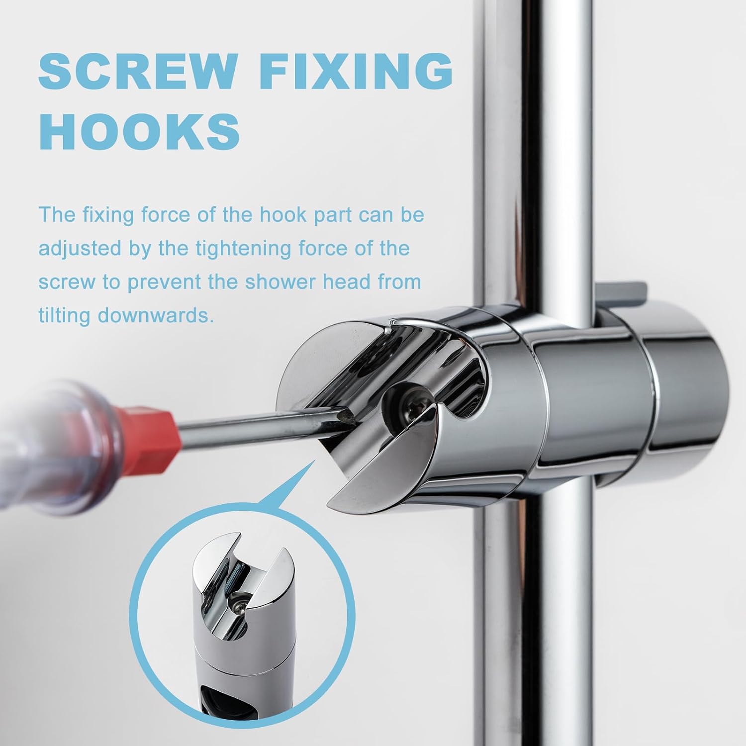 Thumbnail 4 de OFFO Shower Head Holder adjustable 18–25mm