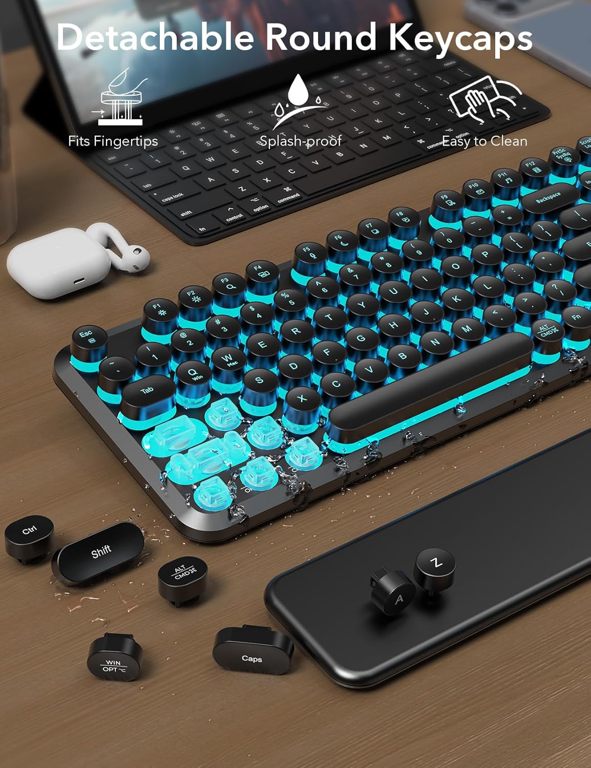 Thumbnail 6 de Trueque Wireless Backlit Keyboard 33ft
