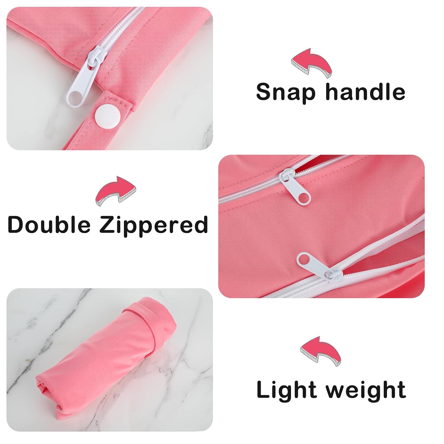 Detalle de Angel Love Wet/Dry Diaper Bags, 2-Pack
