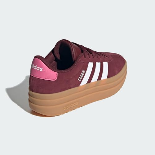 Thumbnail 7 de adidas Mixte Enfant VL Court Bold Junior – Shadow Red/Cloud White/Pink Fusion, 35,5 EU