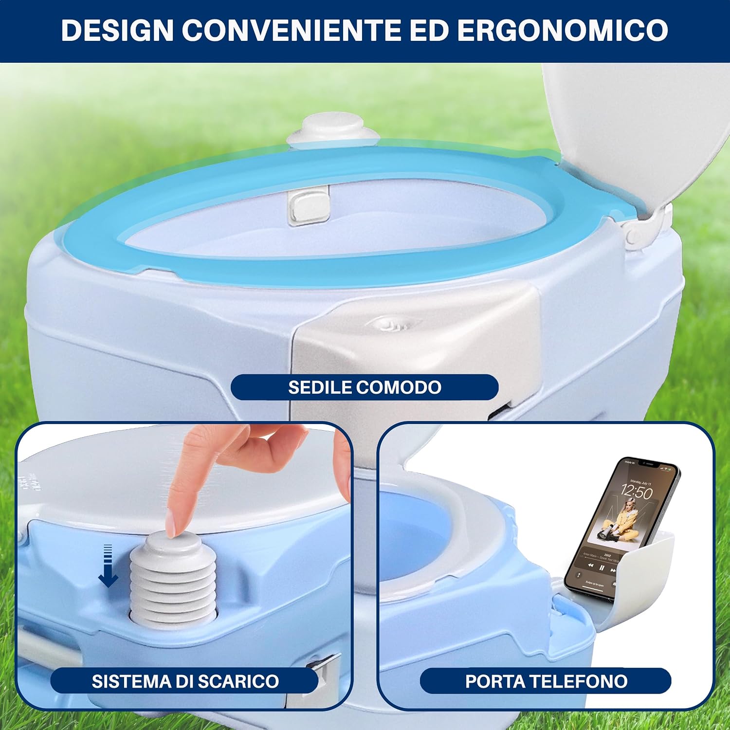 Thumbnail 2 de SereneLife WC Portatile 15 L 🚽