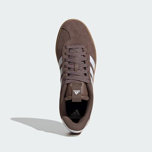 Detalle de Adidas Uomo VL Court 3.0 Shoes – Earth Strata / Cloud White / Gold Metallic, 43 1/3 EU
