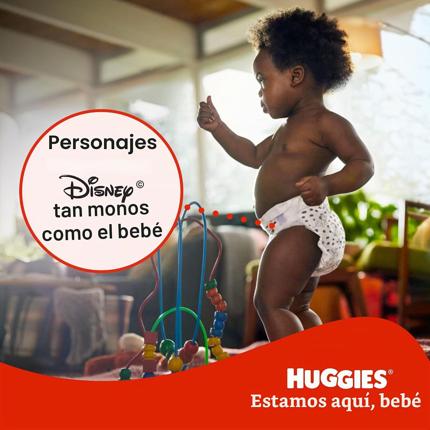 Thumbnail 3 de Huggies Little Movers Pañales Disney Talla 4, 150 Pzs 🐾