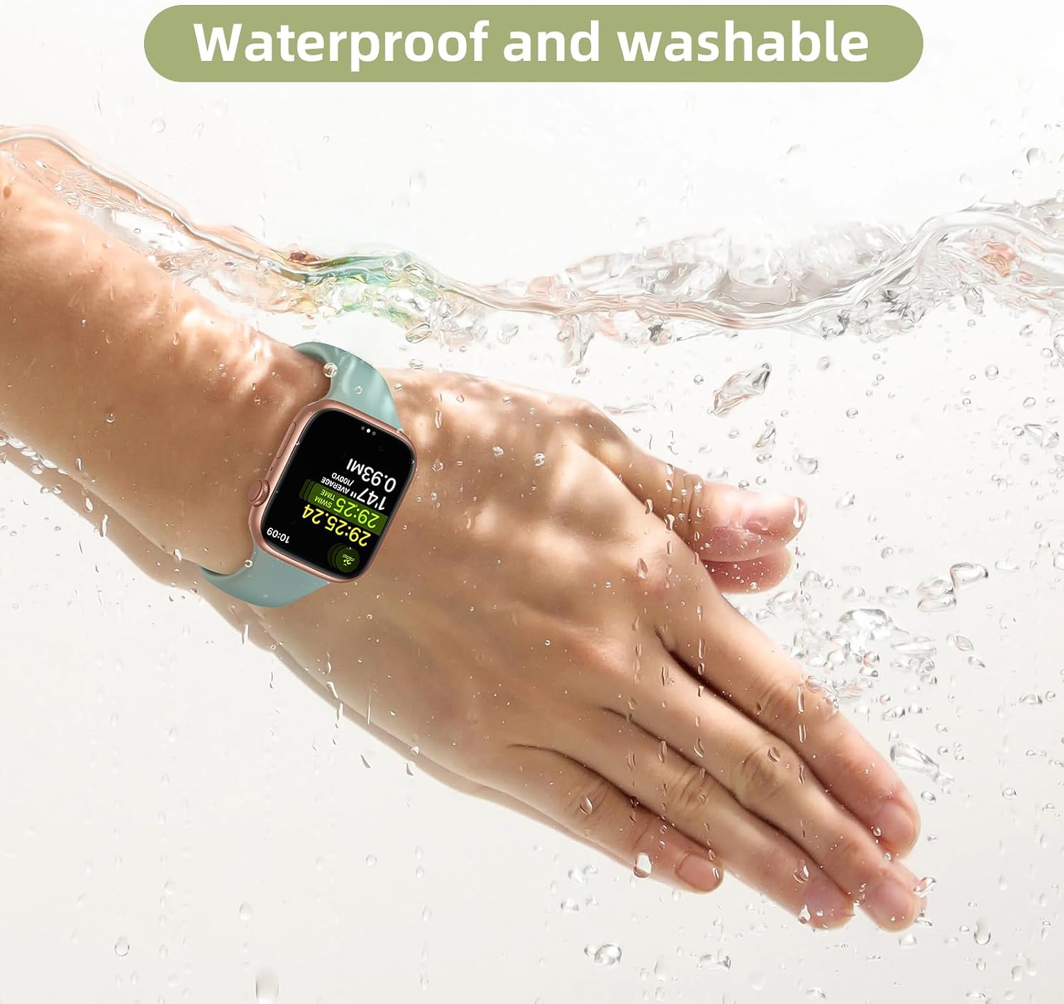 Detalle 2 de Yoohoo Silikonarmband Apple Watch 38–49 mm