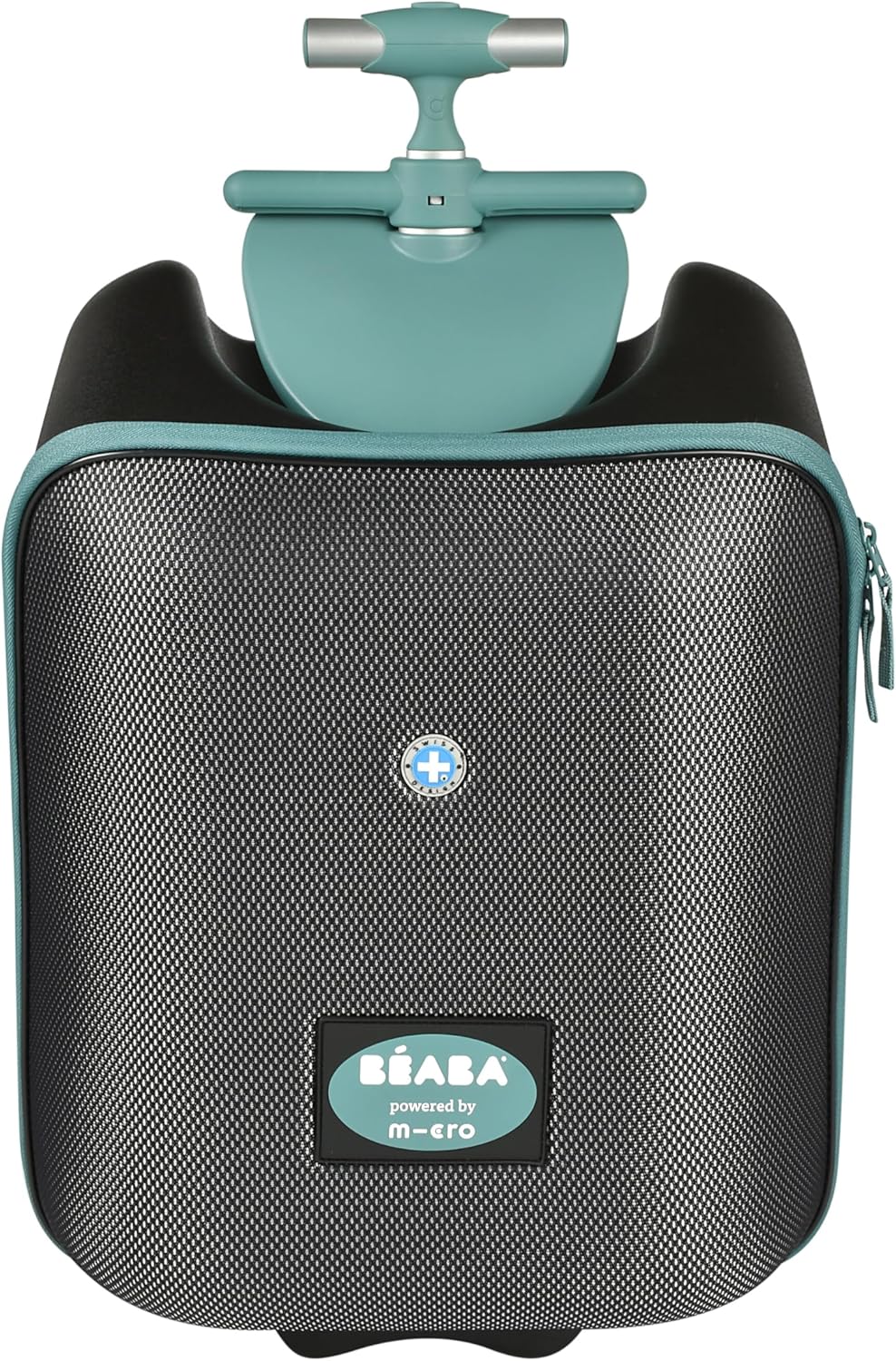 Detalle de BÉABA Valigia rigida 2 in 1 con seggiolino per bambini – 22 L, ruote rinforzate e apertura ampia