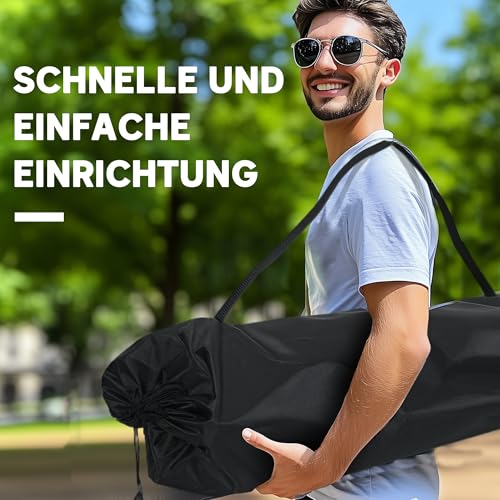 Detalle de Outsunny Faltstuhl 2-Sitzer Faltbar Campingstuhl Getränkehalter Grün