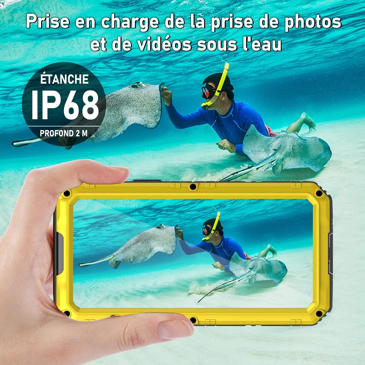 Detalle de Beeasy Coque étanche 360° pour iPhone 12 6,1