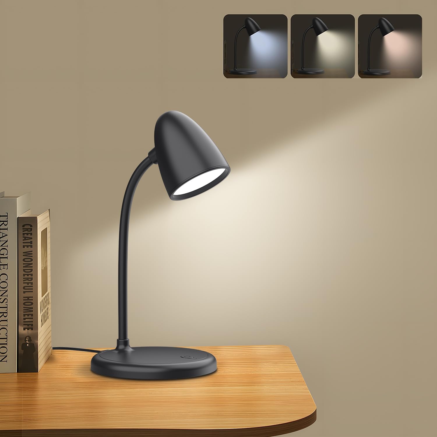 Thumbnail 6 de RORENSE LED Desk Lamp 463lm Pink