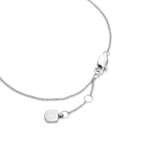 Detalle 2 de Fossil: Pulsera de cadena fina en acero inoxidable con cierre de langosta para mujer
