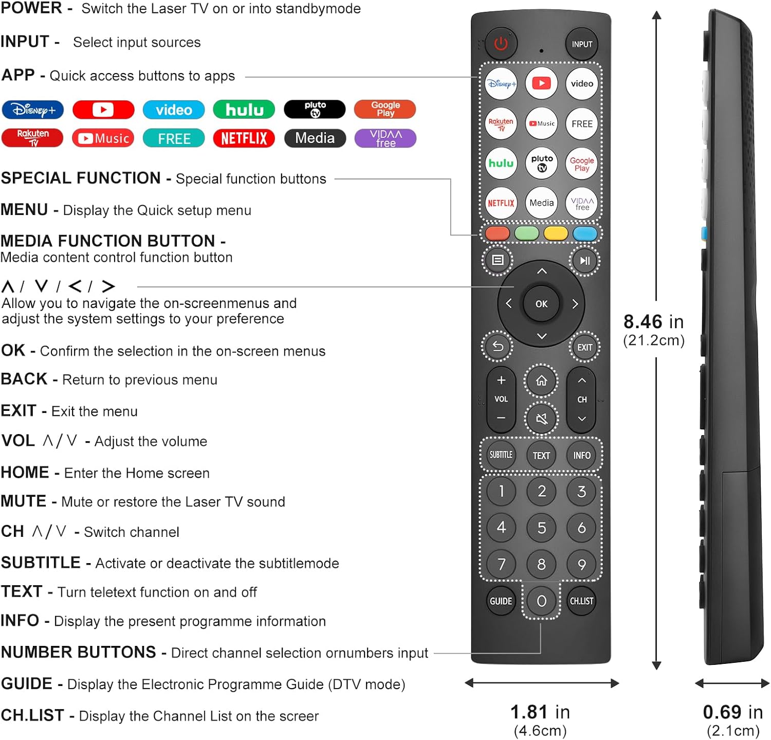Thumbnail 4 de Hisense EN2Q36H Universal TV Remote