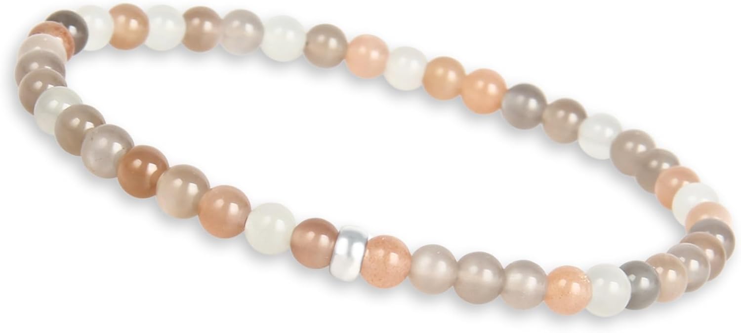 Thumbnail 6 de GD GOOD.designs bracciale di perle con pietre naturali e perla in argento 925 (4 mm) per donna
